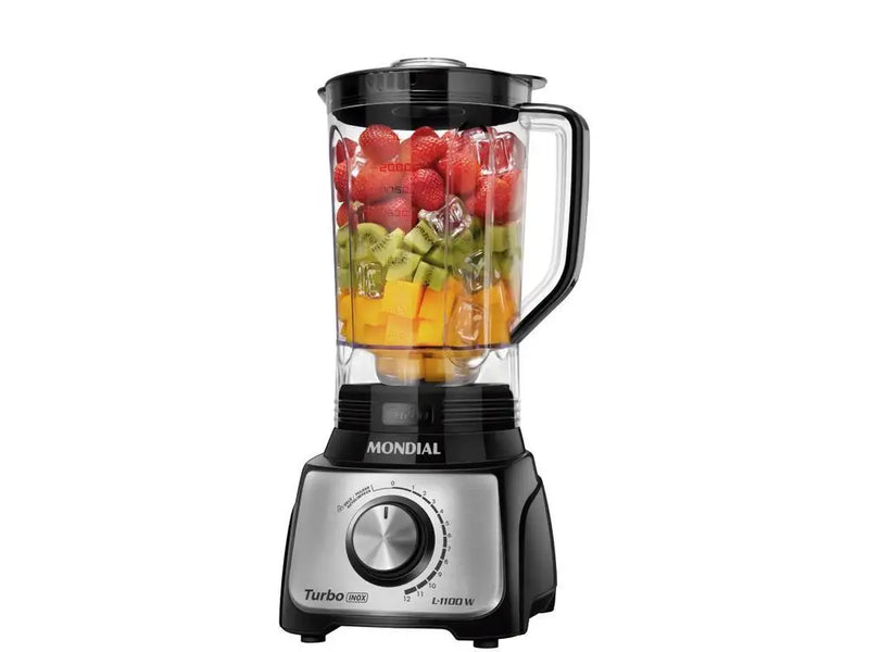 Liquidificador Mondial Turbo Blender L-1100 BI - 110V Inox